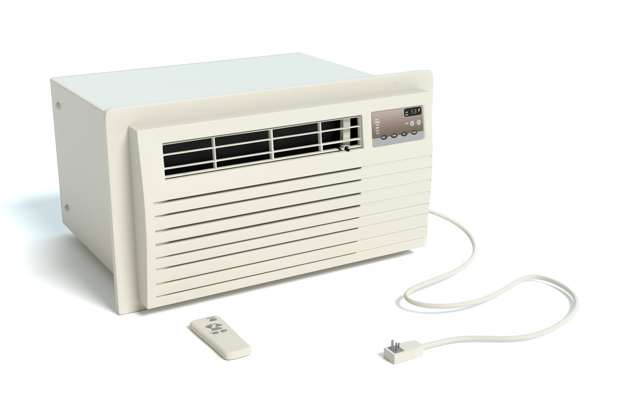3d illustration of air conditioning unit