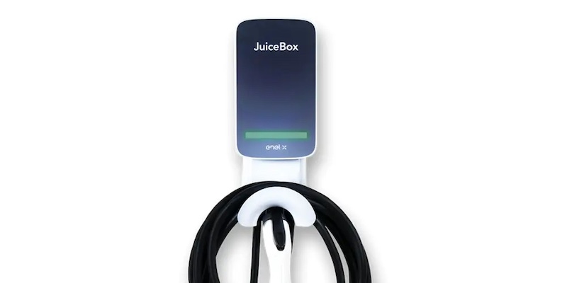 Photo of an Enel X Juicebox EV charger