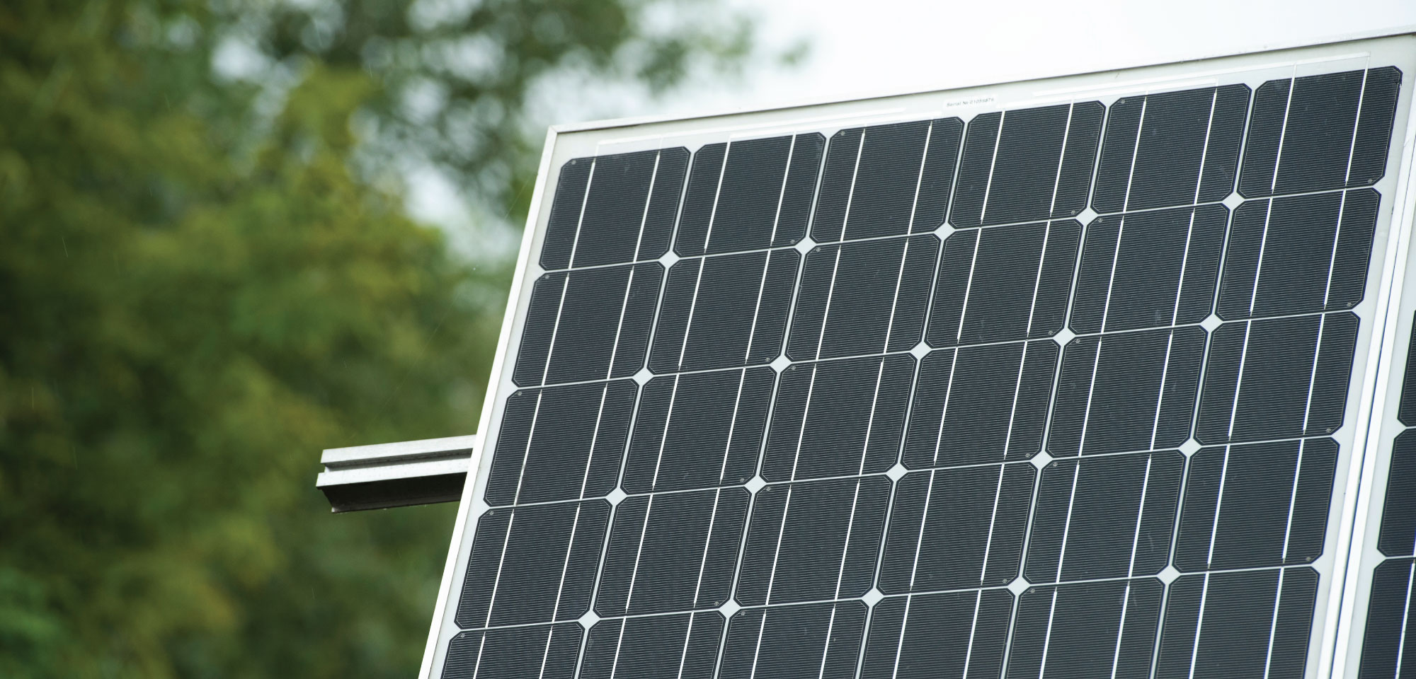 photo of a monocrystalline solar panel